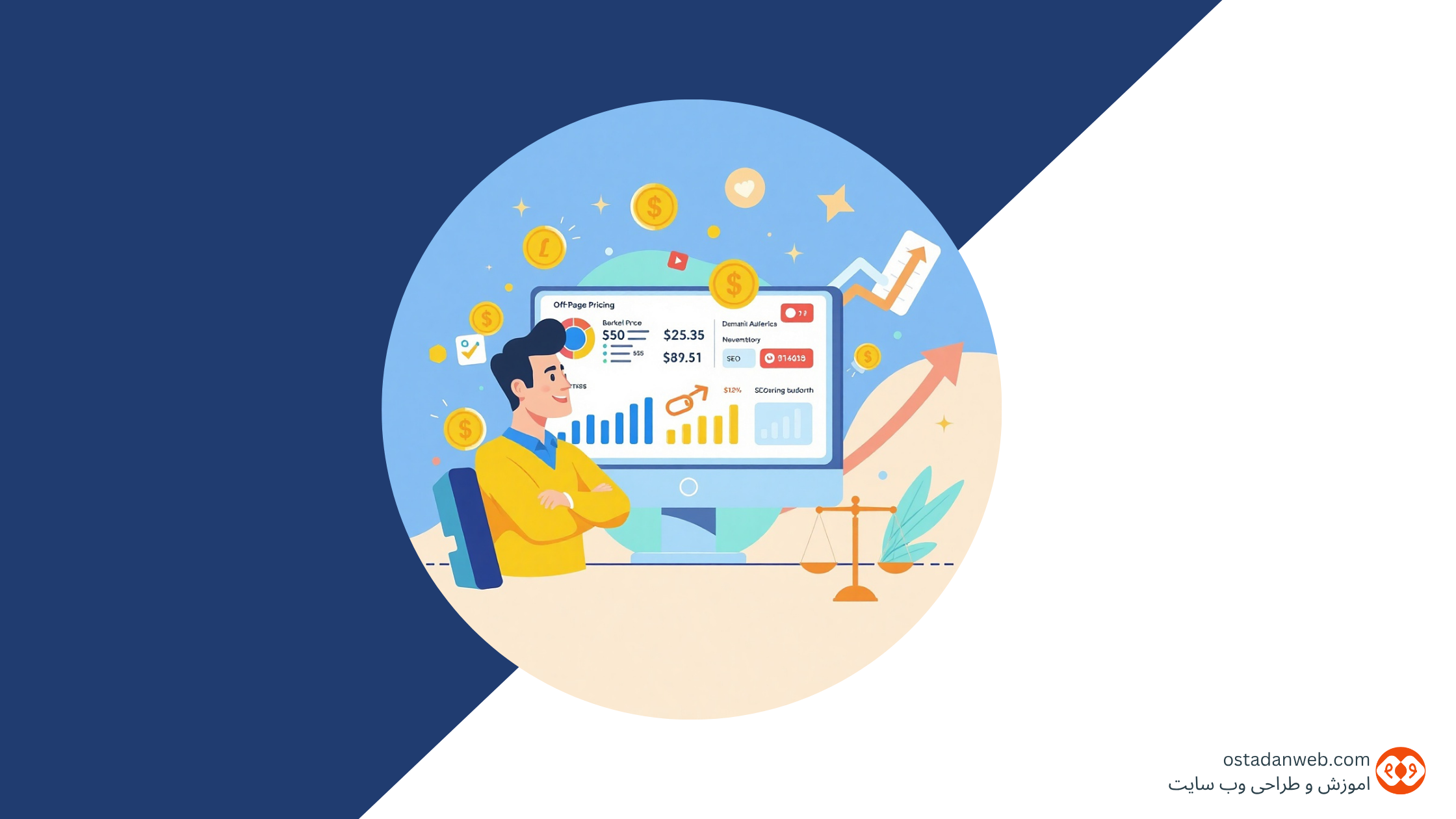 هزینه آف پیج سئو چقدر است؟ بررسی کامل تعرفه سئوی خارجی و لینک‌سازی در سال ۲۰۲۵ هزینه-آف-پیج-چقدر-است تعرفه-سئوی-خارجی لینک-سازی سئو